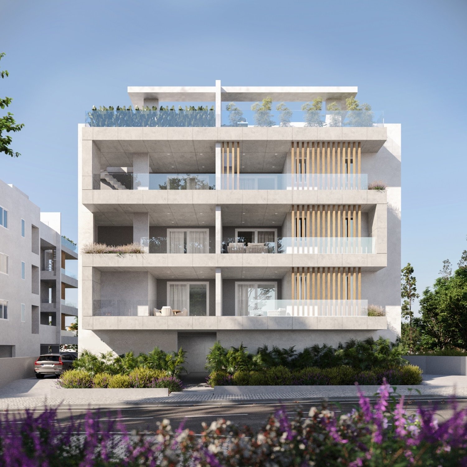 2 bedrooms Penthouse in Aradippou, Larnaka, Cyprus No. 48439