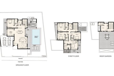 Villa floor plan «5BR-1», 5 bedrooms in Azalea Villas