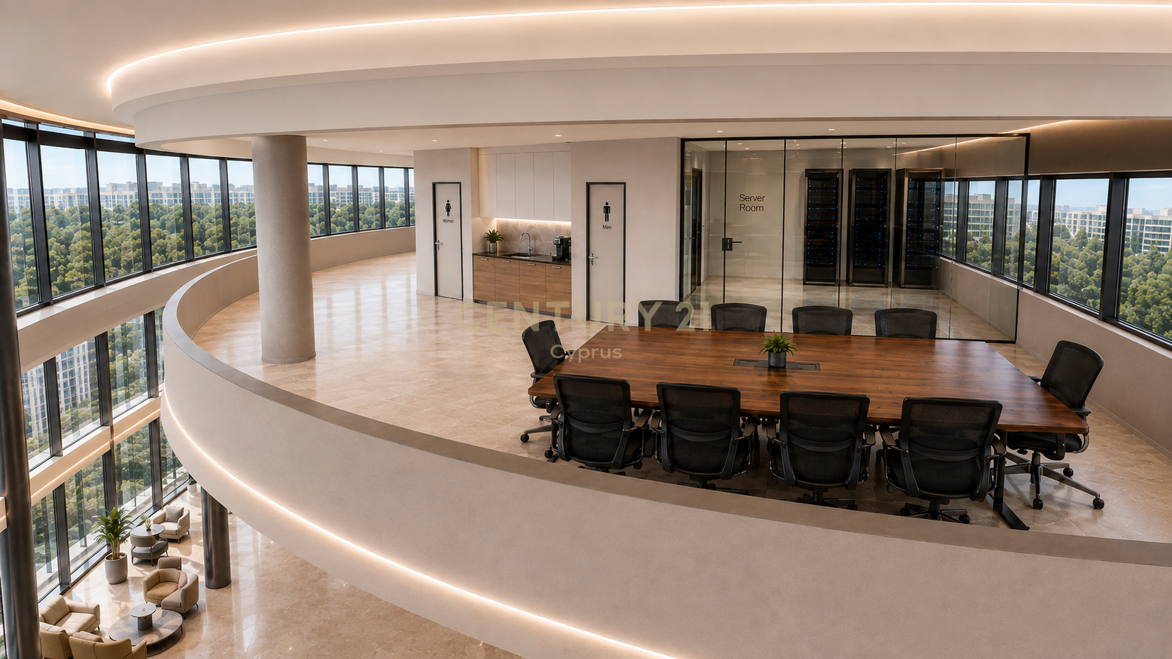 211m2 Oficina en Mesa Geitonia, Limassol, Chipre No. 57530