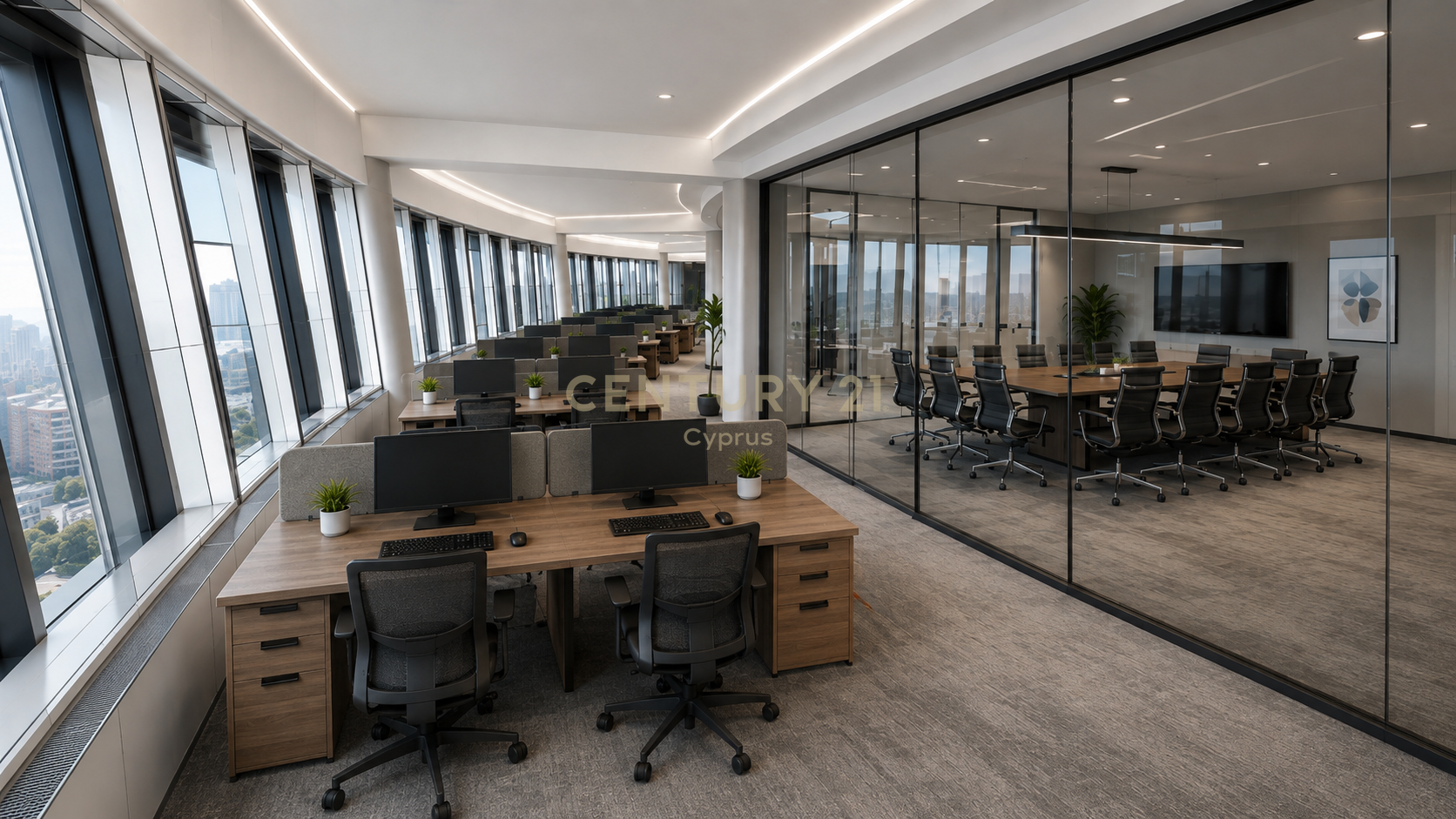 211m2 Oficina en Mesa Geitonia, Limassol, Chipre No. 57530