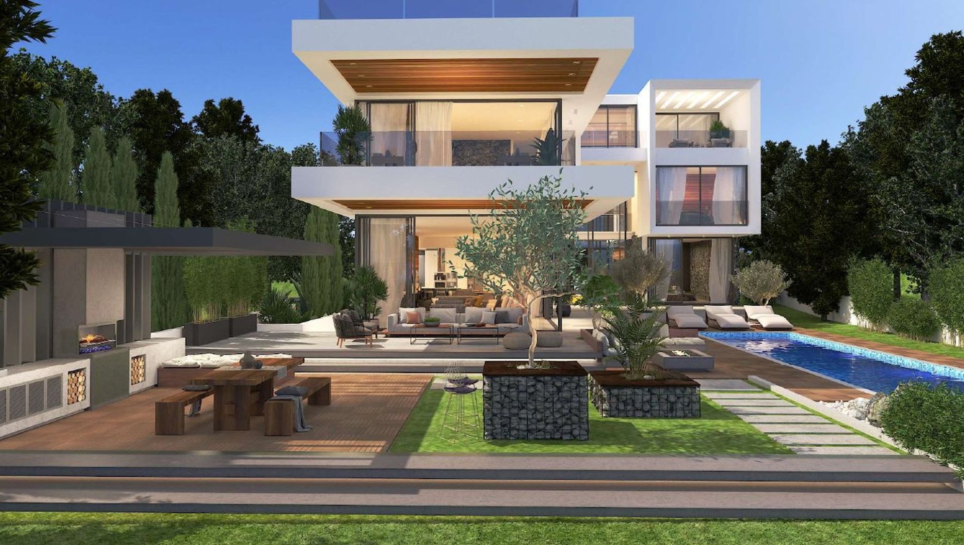 7 chambres Villa à Kissonerga, Paphos, Chypre No. 45284