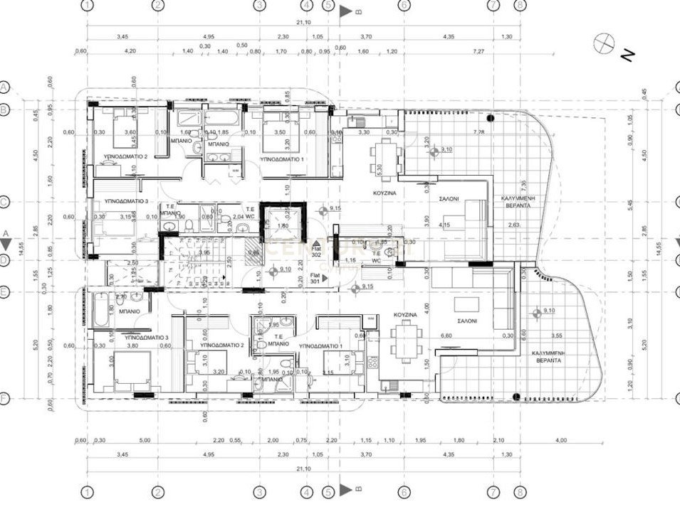 3 dormitorios Apartamento en Limassol, Chipre No. 55754