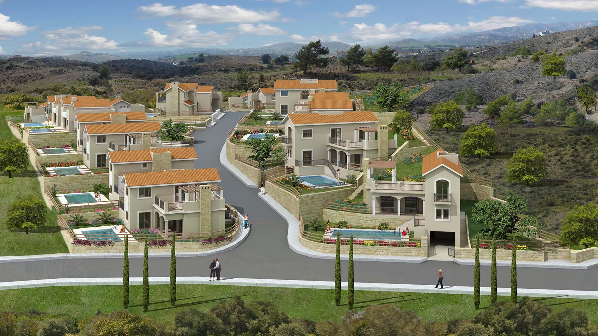 Monagroulli Hills in Monagroulli, Limassol, Cyprus No. 4446