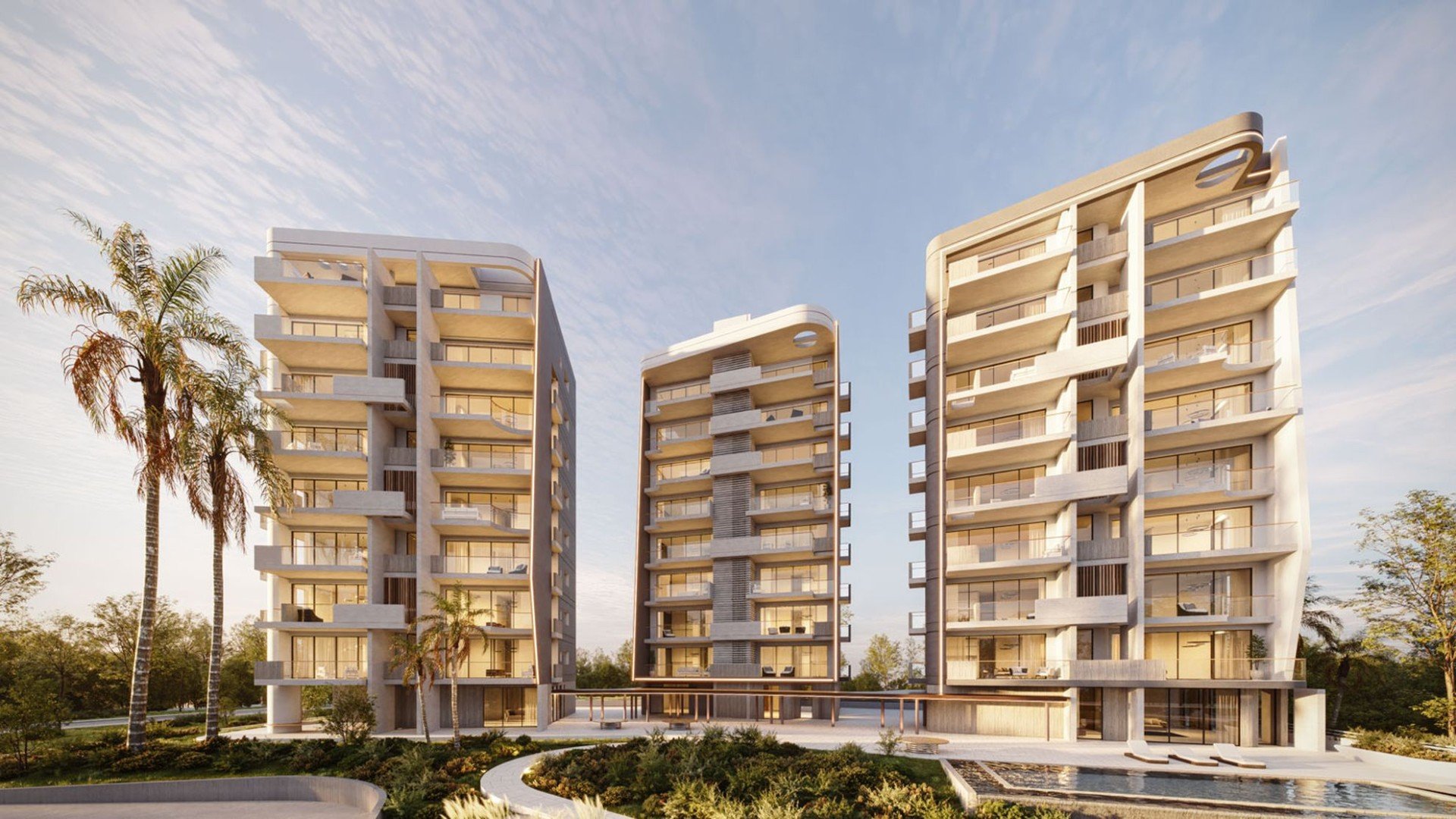 2 dormitorios Apartamento en Larnaca, Larnaka, Chipre No. 49759