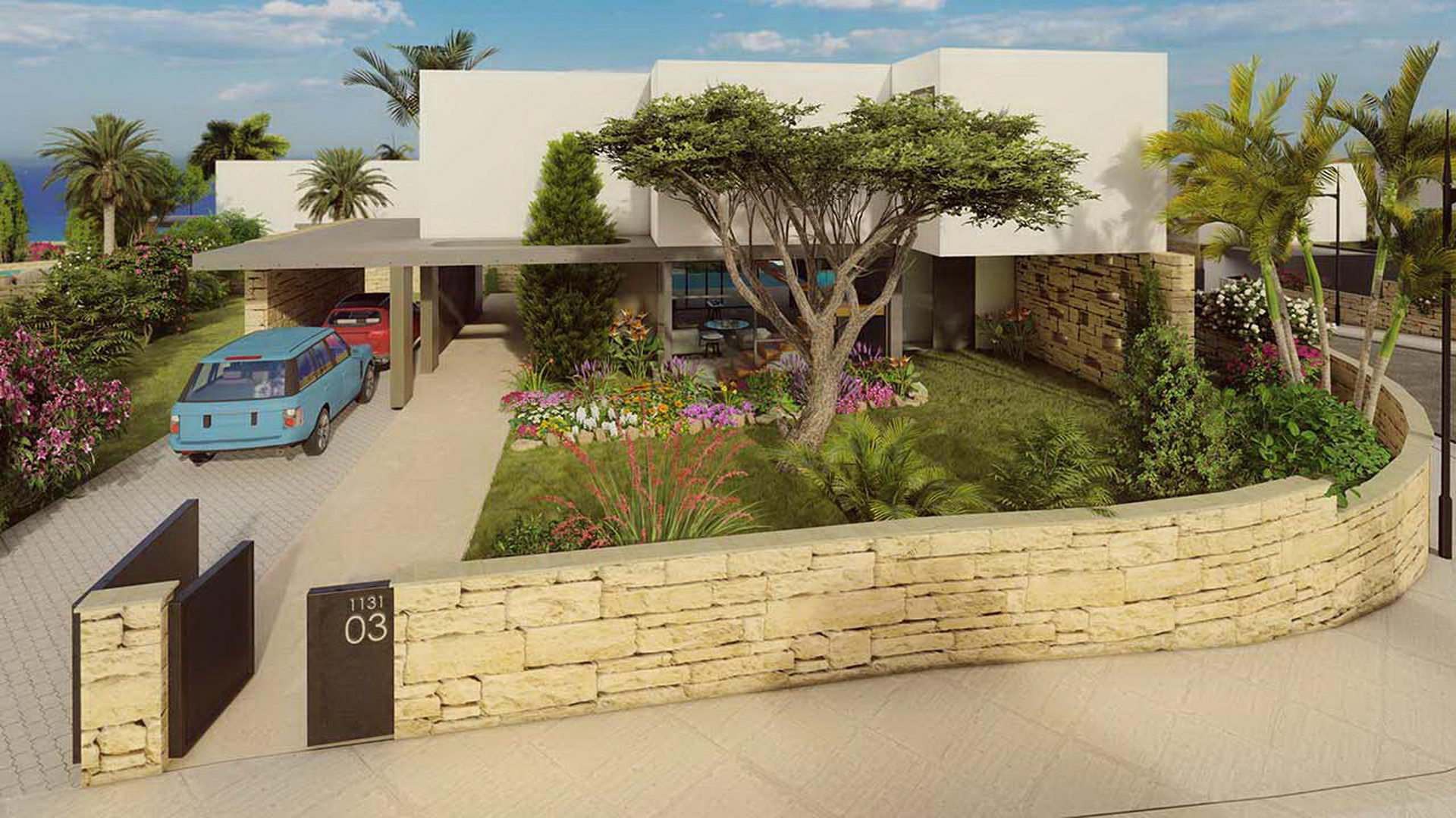 3 dormitorios Villa en Viewpoint Hills Pegeia, Paphos, Chipre No. 9225
