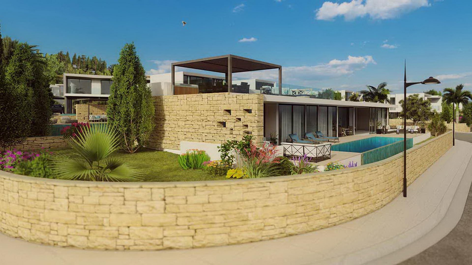 3 dormitorios Villa en Viewpoint Hills Pegeia, Paphos, Chipre No. 9229
