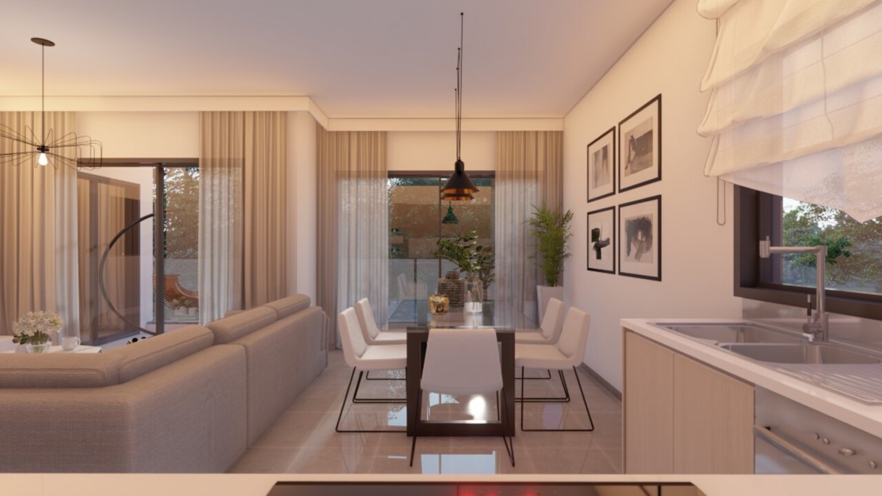 Квартира с 2 спальнями в City Gardens, Пафос, Кипр № 22287