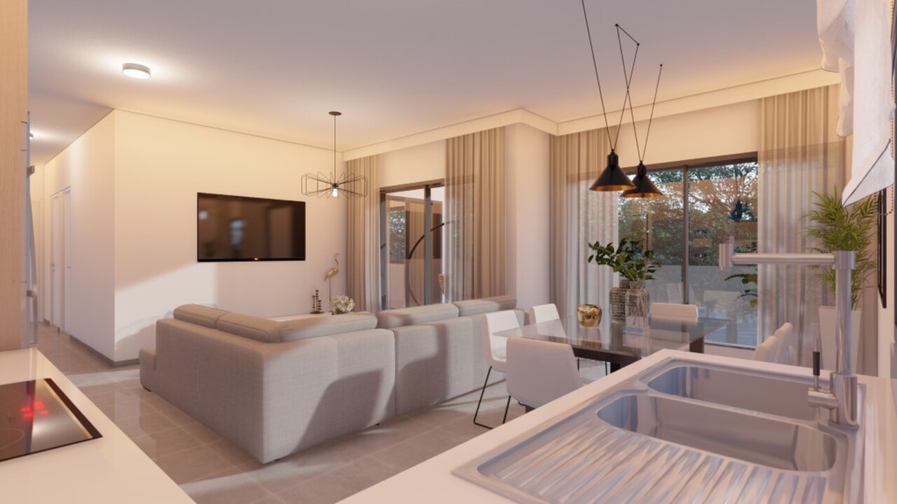 Квартира с 2 спальнями в City Gardens, Пафос, Кипр № 22287