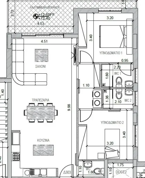 2 bedrooms Apartment in Agios Athanasios, Limassol, Cyprus No. 25378