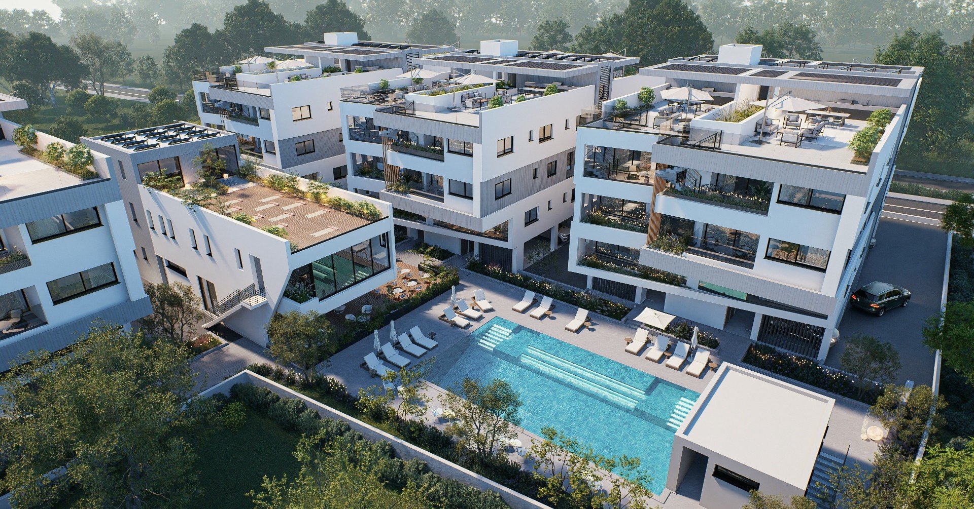 2 bedrooms Penthouse in Geroskípou, Paphos, Cyprus No. 47493