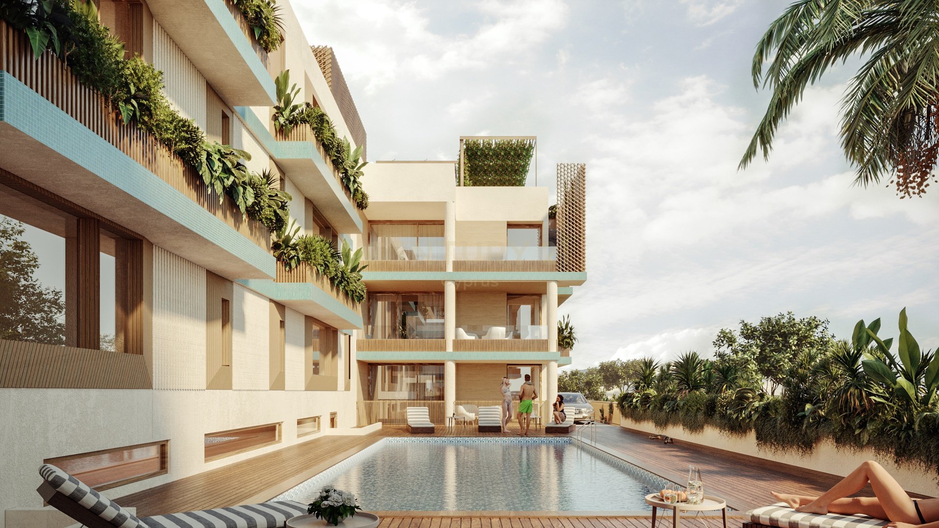1 dormitorio Apartamento en Paphos, Chipre No. 54385