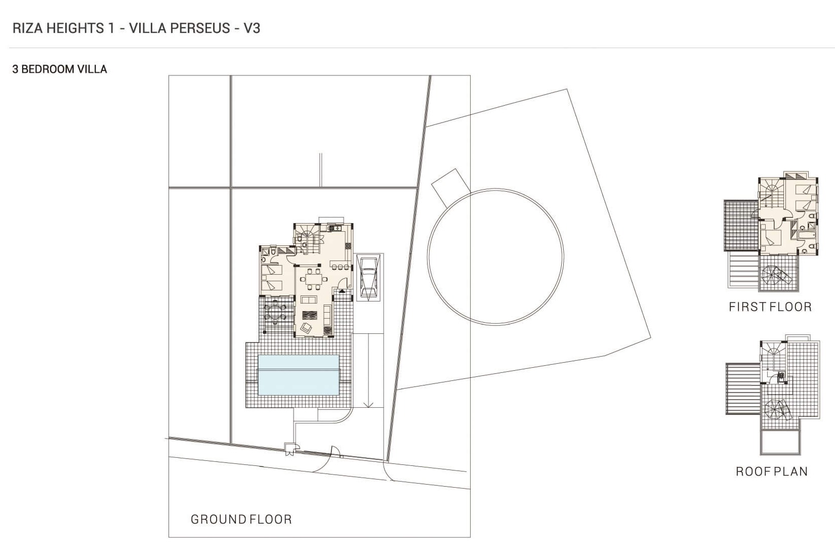 3 bedrooms Villa in Riza Heights 1 Pegeia, Paphos, Cyprus No. 5475