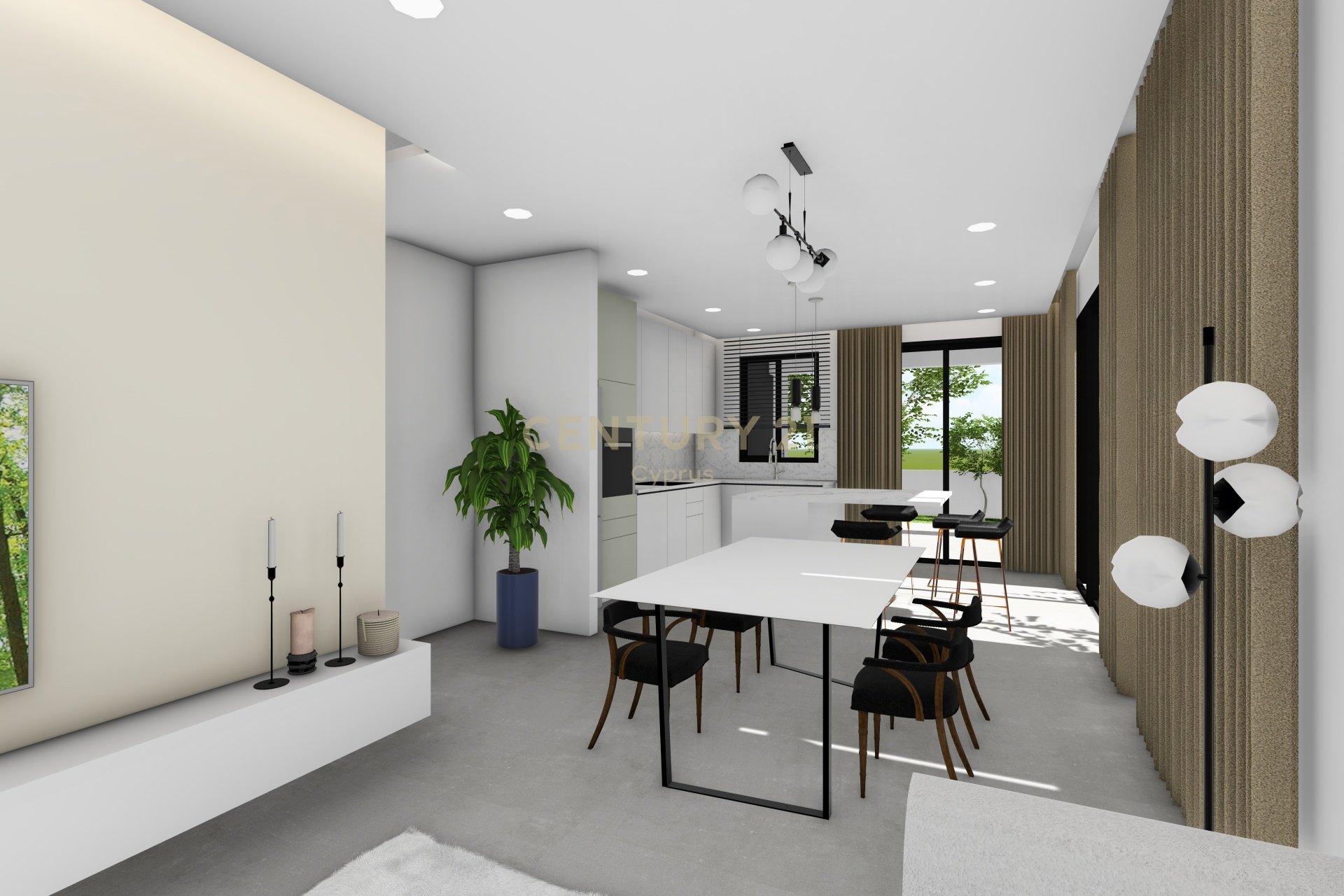 3 dormitorios Maisonette en Dromolaxia, Larnaka, Chipre No. 54198