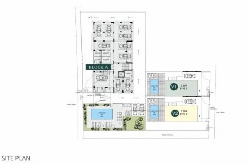 3 dormitorios Apartamento en Paphos, Chipre No. 35032