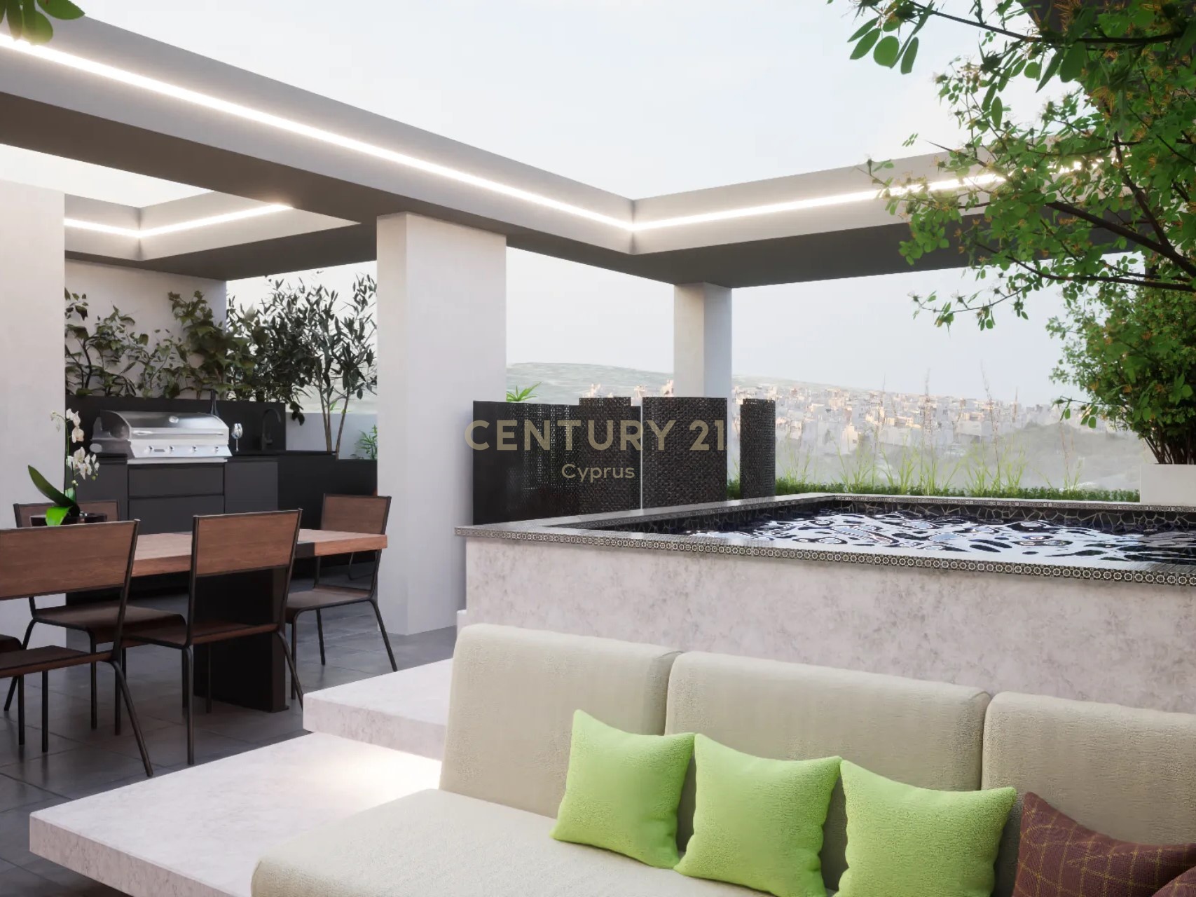 2 bedrooms Penthouse in Germasogeia, Limassol, Cyprus No. 54134