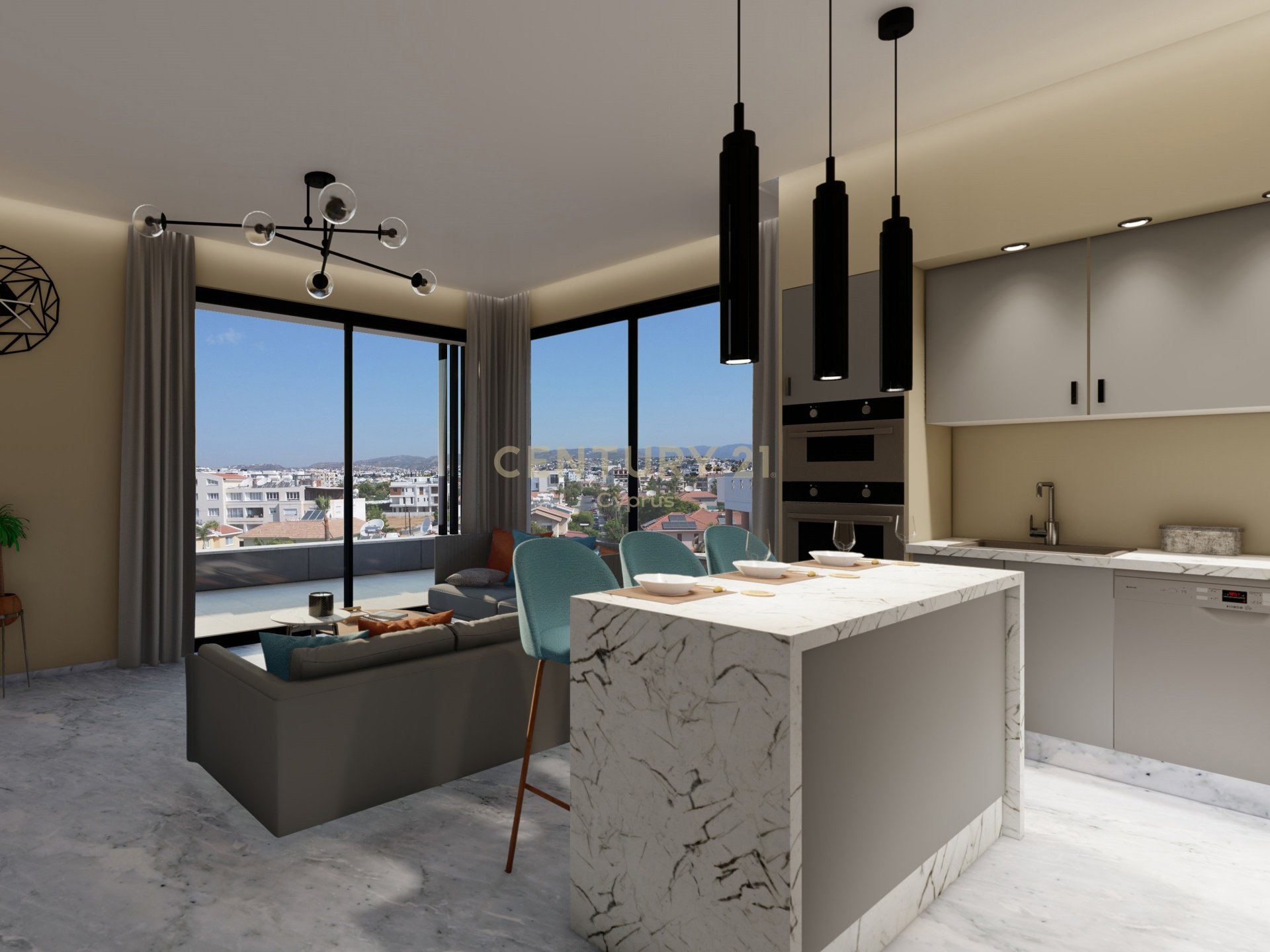 1 dormitorio Apartamento en Germasogeia, Limassol, Chipre No. 54132
