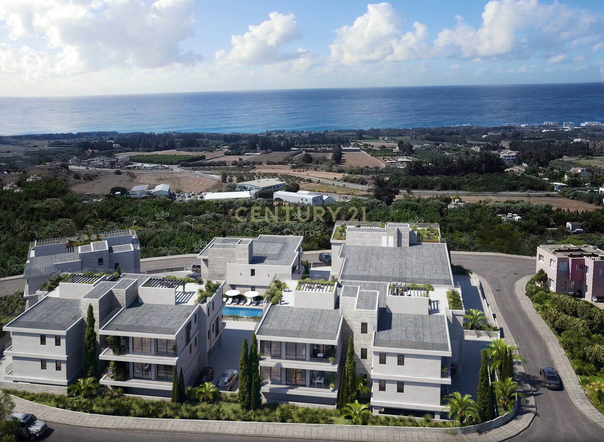 1 dormitorio Apartamento en Geroskípou, Paphos, Chipre No. 54115