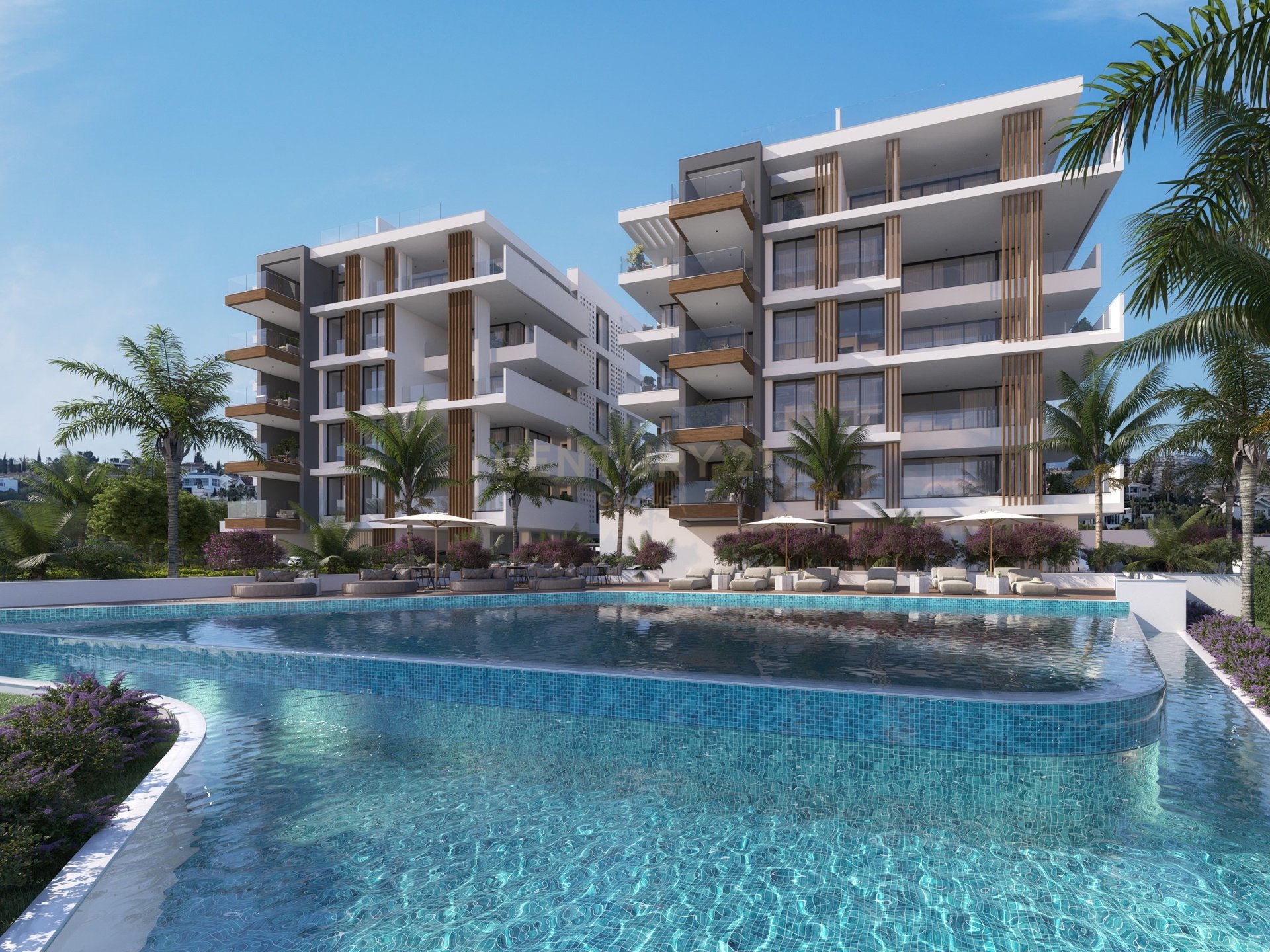 2 chambres Appartement à Mouttagiaka, Limassol, Chypre No. 55216