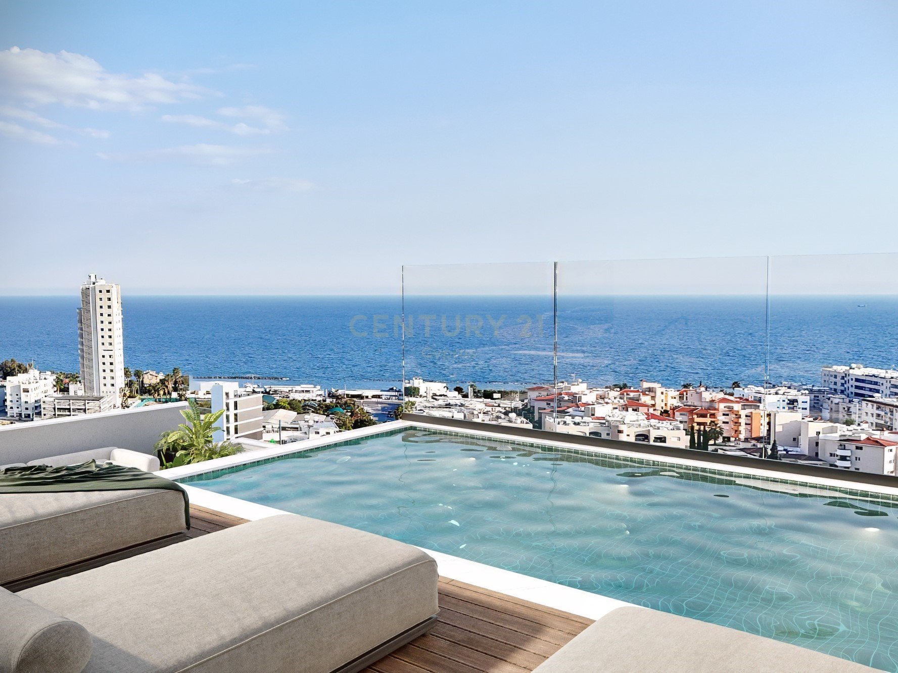 3 bedrooms Penthouse in Mouttagiaka, Limassol, Cyprus No. 55217