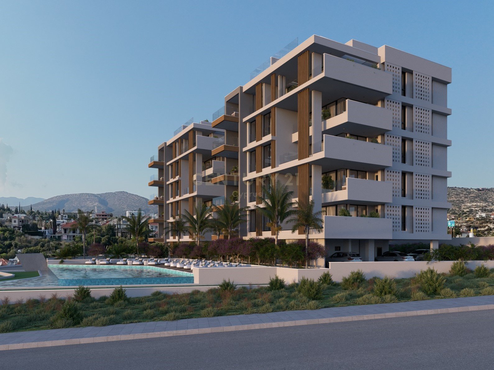 3 bedrooms Penthouse in Mouttagiaka, Limassol, Cyprus No. 55217