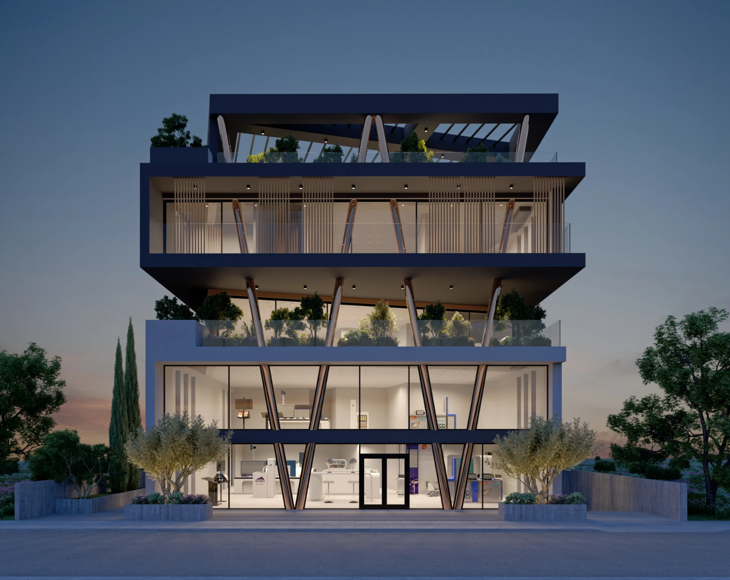 1000m2 Local comercial en Kato Polemidia, Limassol, Chipre No. 49563