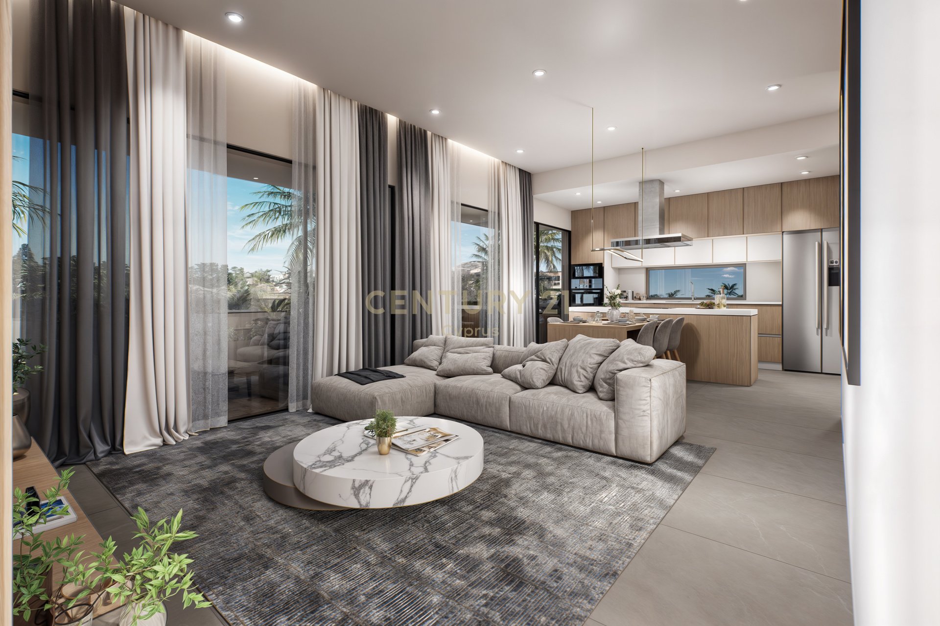 3 dormitorios Apartamento en Moutallos, Paphos, Chipre No. 56277