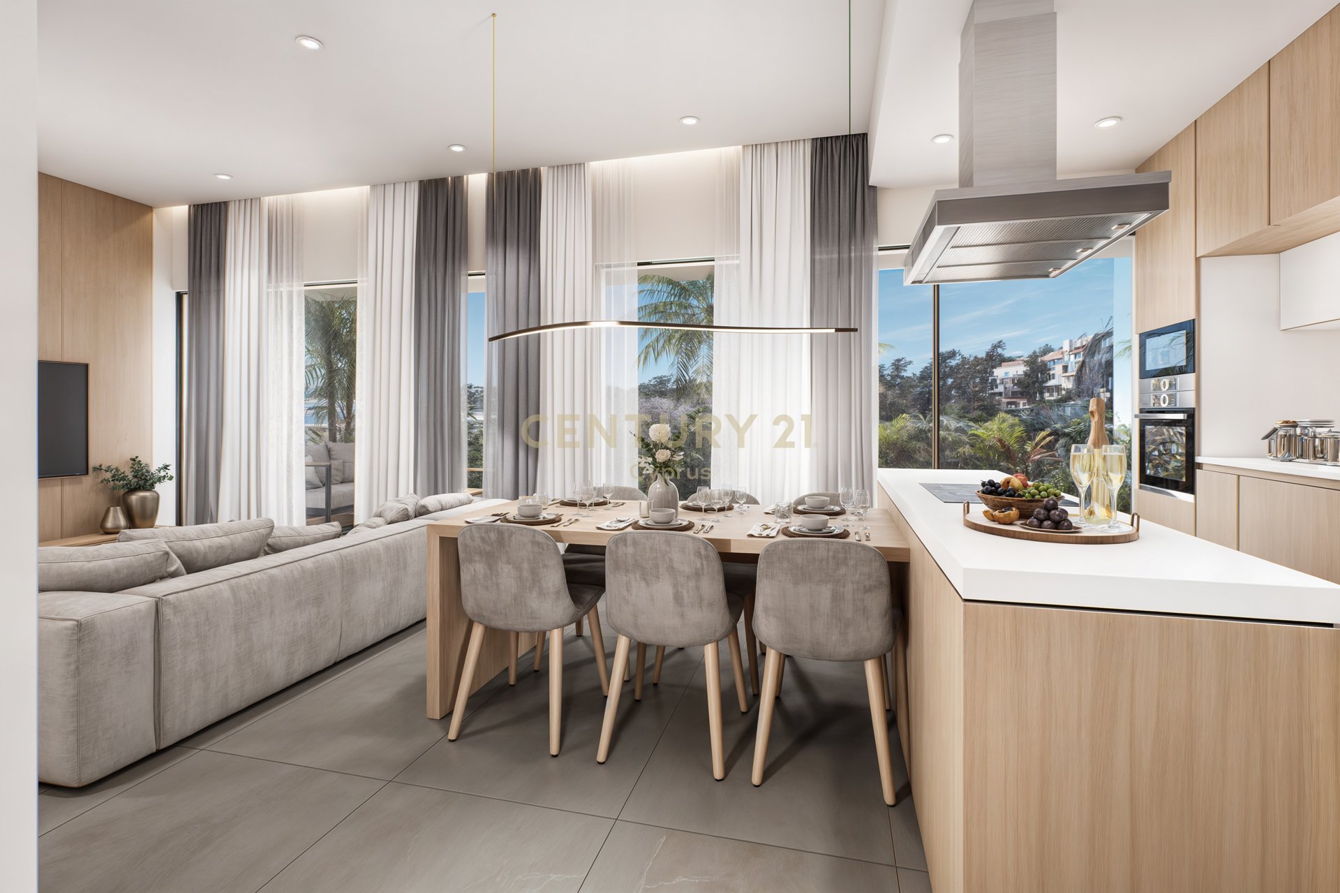 3 dormitorios Apartamento en Moutallos, Paphos, Chipre No. 56277