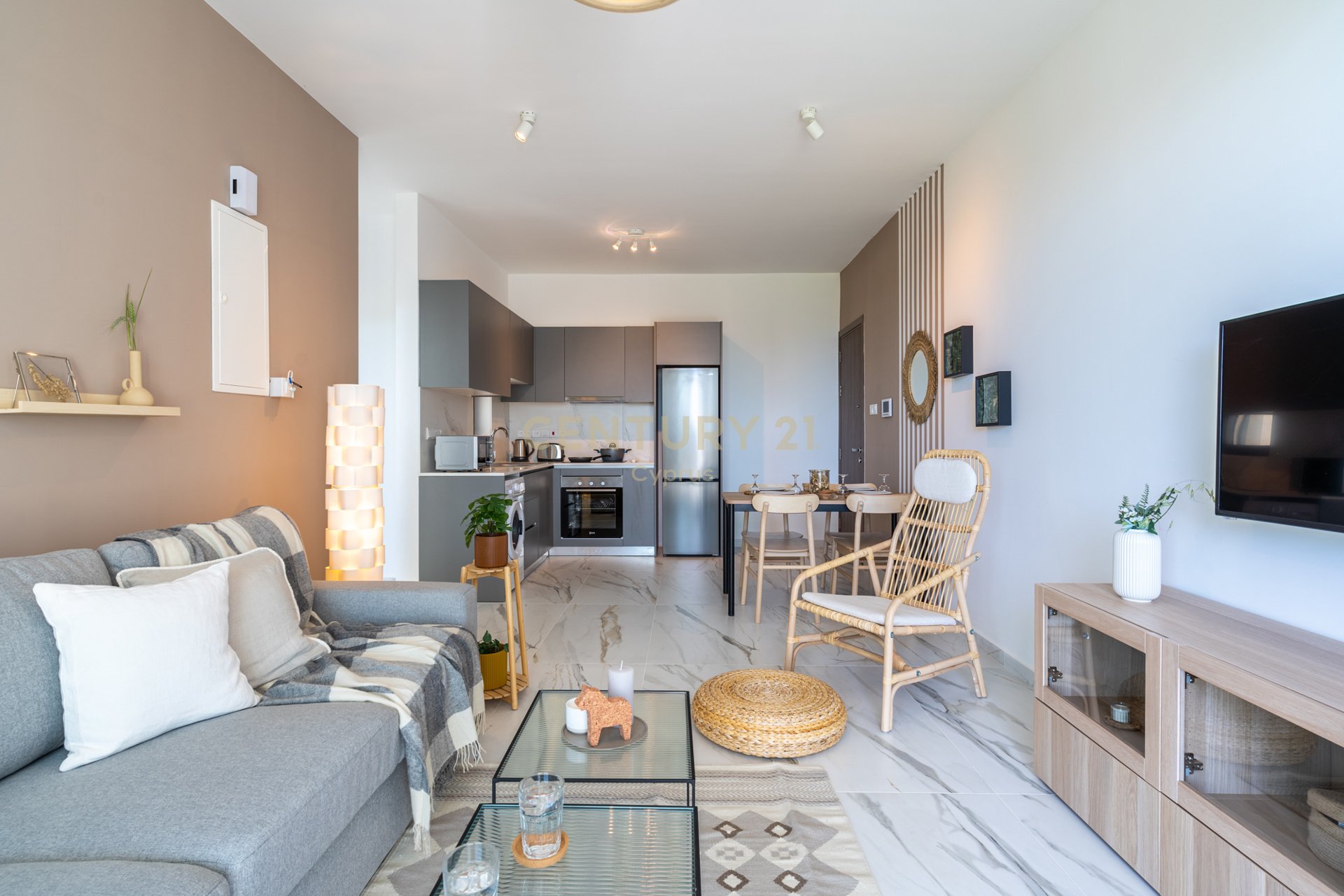 1 dormitorio Apartamento en Aradippou, Larnaka, Chipre No. 57234