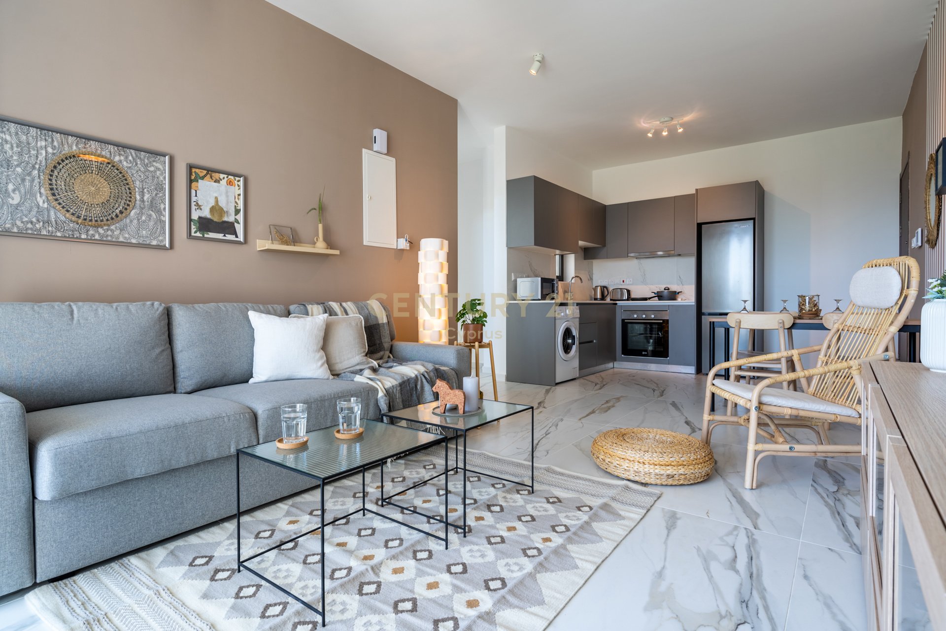 1 dormitorio Apartamento en Aradippou, Larnaka, Chipre No. 57234