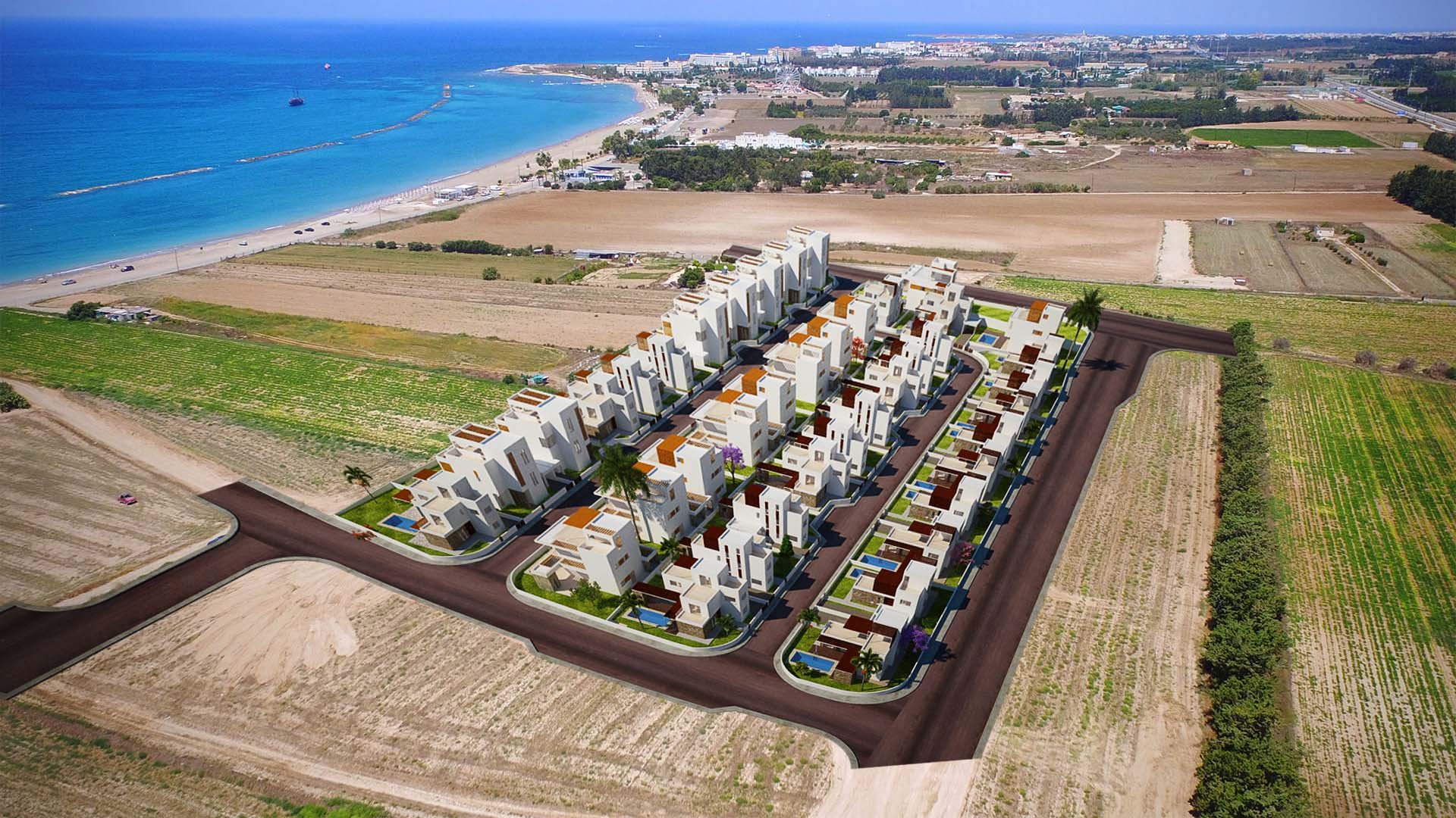 Aquamarine Coastal Villas in Geroskípou, Paphos, Cyprus No. 4473