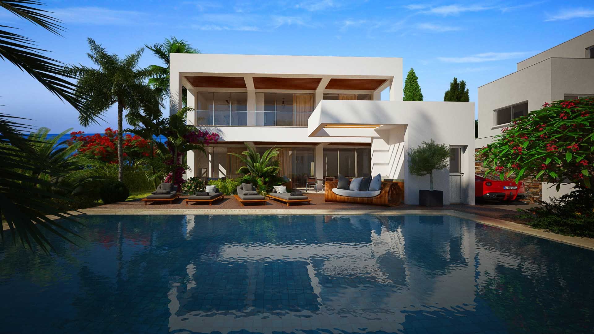 Aquamarine Coastal Villas in Geroskípou, Paphos, Cyprus No. 4473