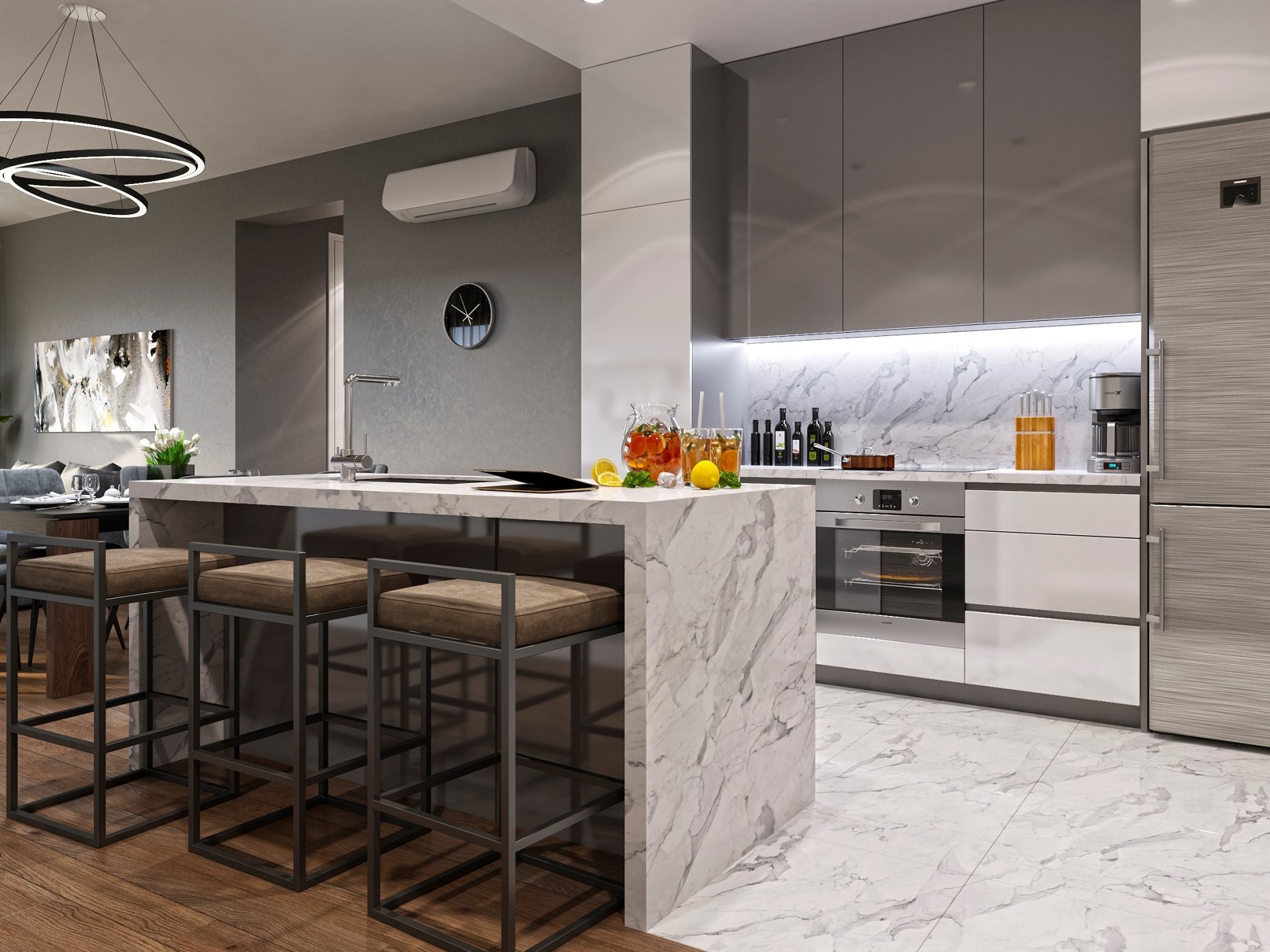 2 bedrooms Penthouse in Mouttagiaka, Limassol, Cyprus No. 56086