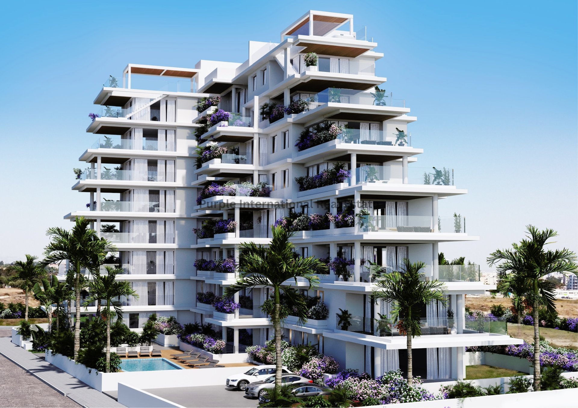 2 bedrooms Apartment in Larnaca, Larnaka, Cyprus No. 8513
