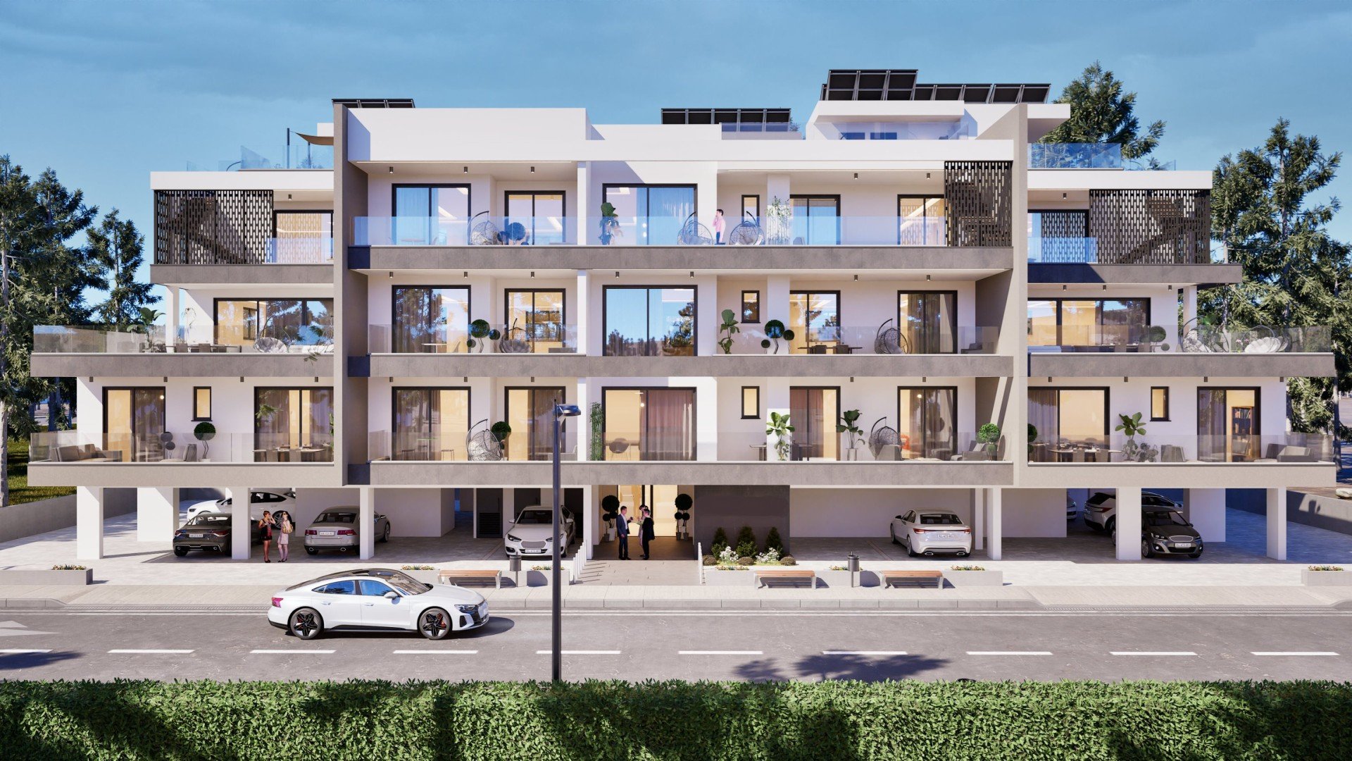 2 bedrooms Penthouse in Aradippou, Larnaka, Cyprus No. 47573