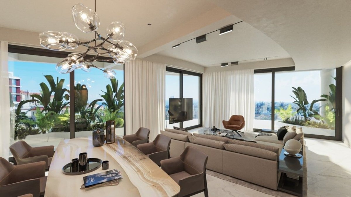 3 rooms Apartment in Limassol, Cyprus No. 38996