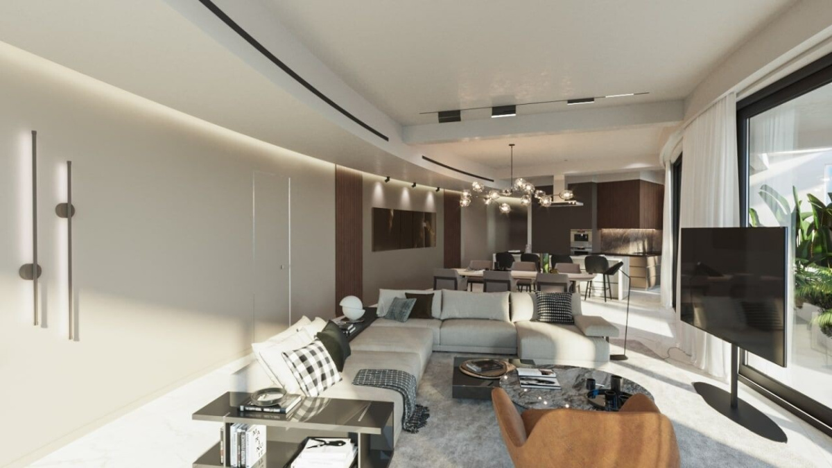 Квартира с 4 комнатами в Ларнака, Кипр № 38997