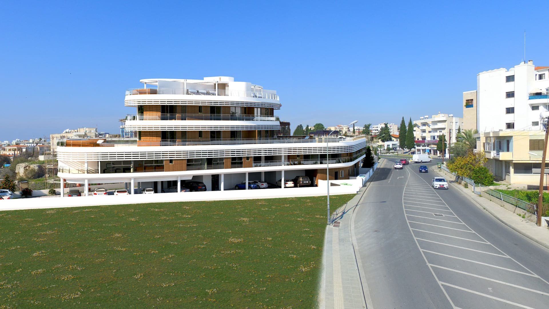 Elegant View in Paphos, Cyprus No. 5244