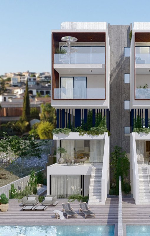 4 pièces Maison de Ville à Limassol, Chypre No. 38988