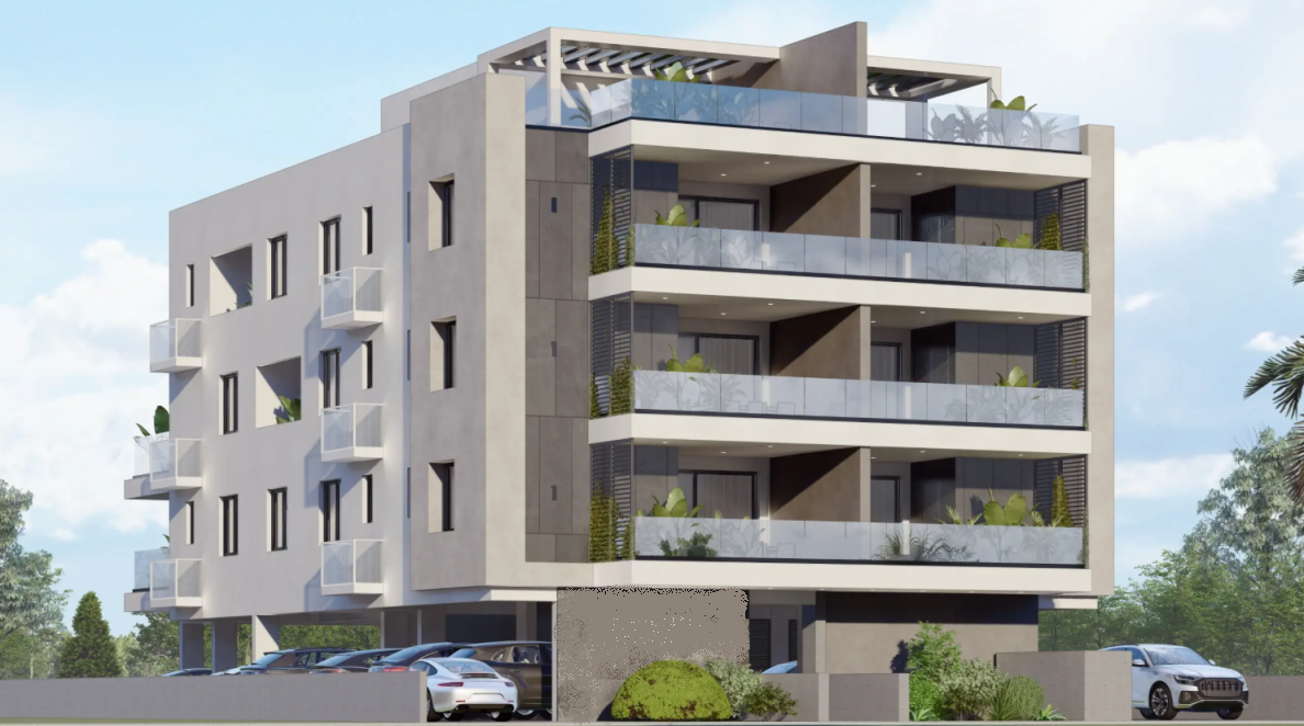 2 bedrooms Penthouse in Aradippou, Larnaka, Cyprus No. 48516