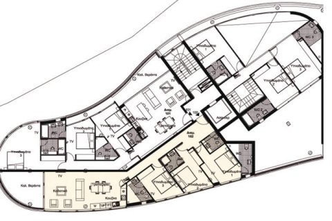 Apartment floor plan «3BR-1», 3 bedrooms in Elegant View