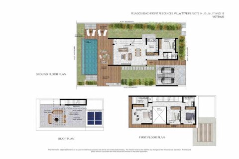 Villa plan d'étage «VOTSALO», 4 chambres dans PELAGOS BEACHFRONT RESIDENCES