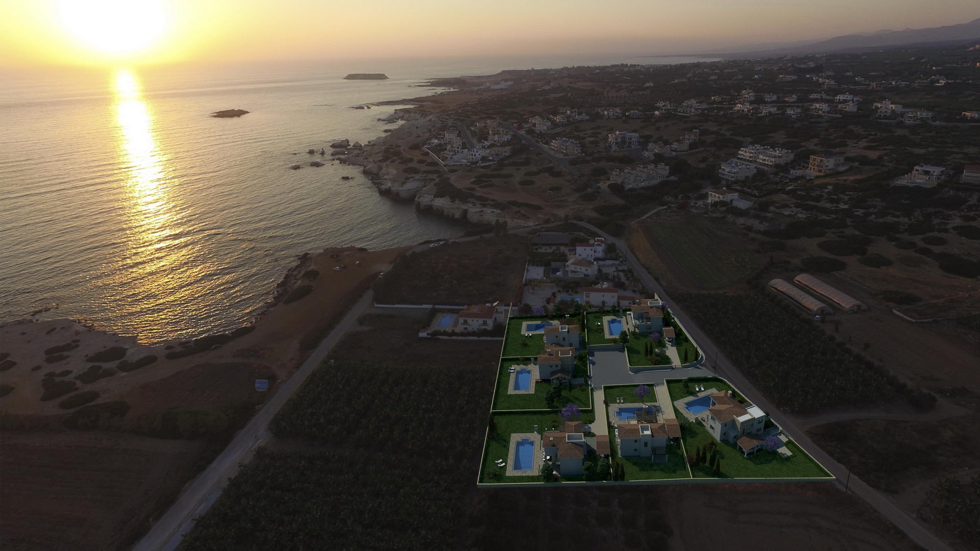 Peyia Coastal Villas à Pegeia, Paphos, Chypre No. 5374