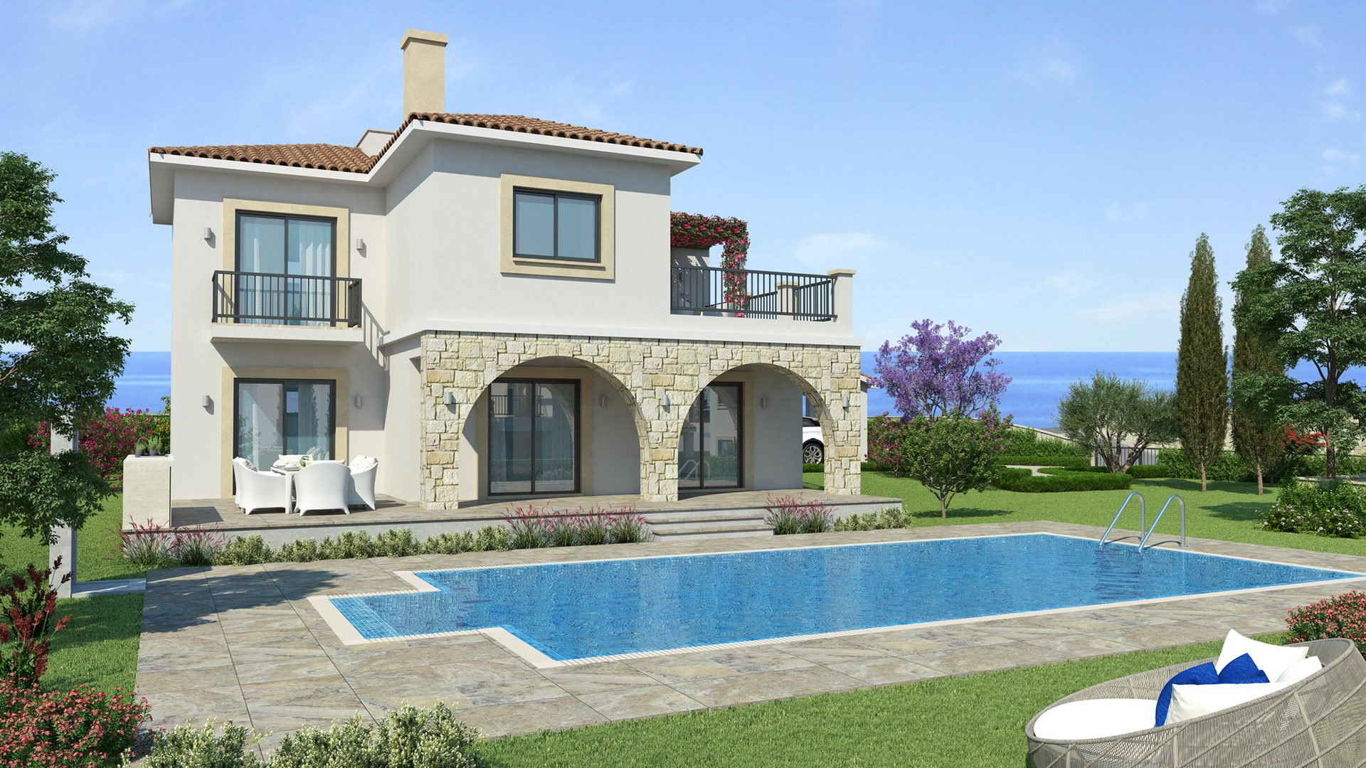 Peyia Coastal Villas à Pegeia, Paphos, Chypre No. 5374