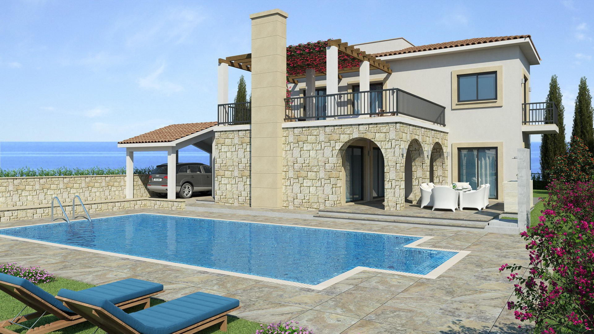 Peyia Coastal Villas à Pegeia, Paphos, Chypre No. 5374
