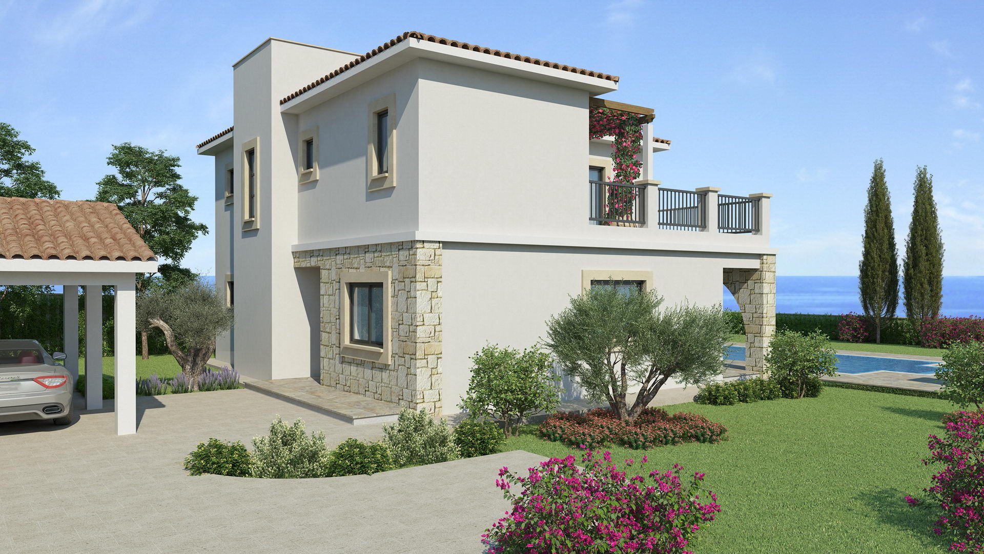 Peyia Coastal Villas à Pegeia, Paphos, Chypre No. 5374