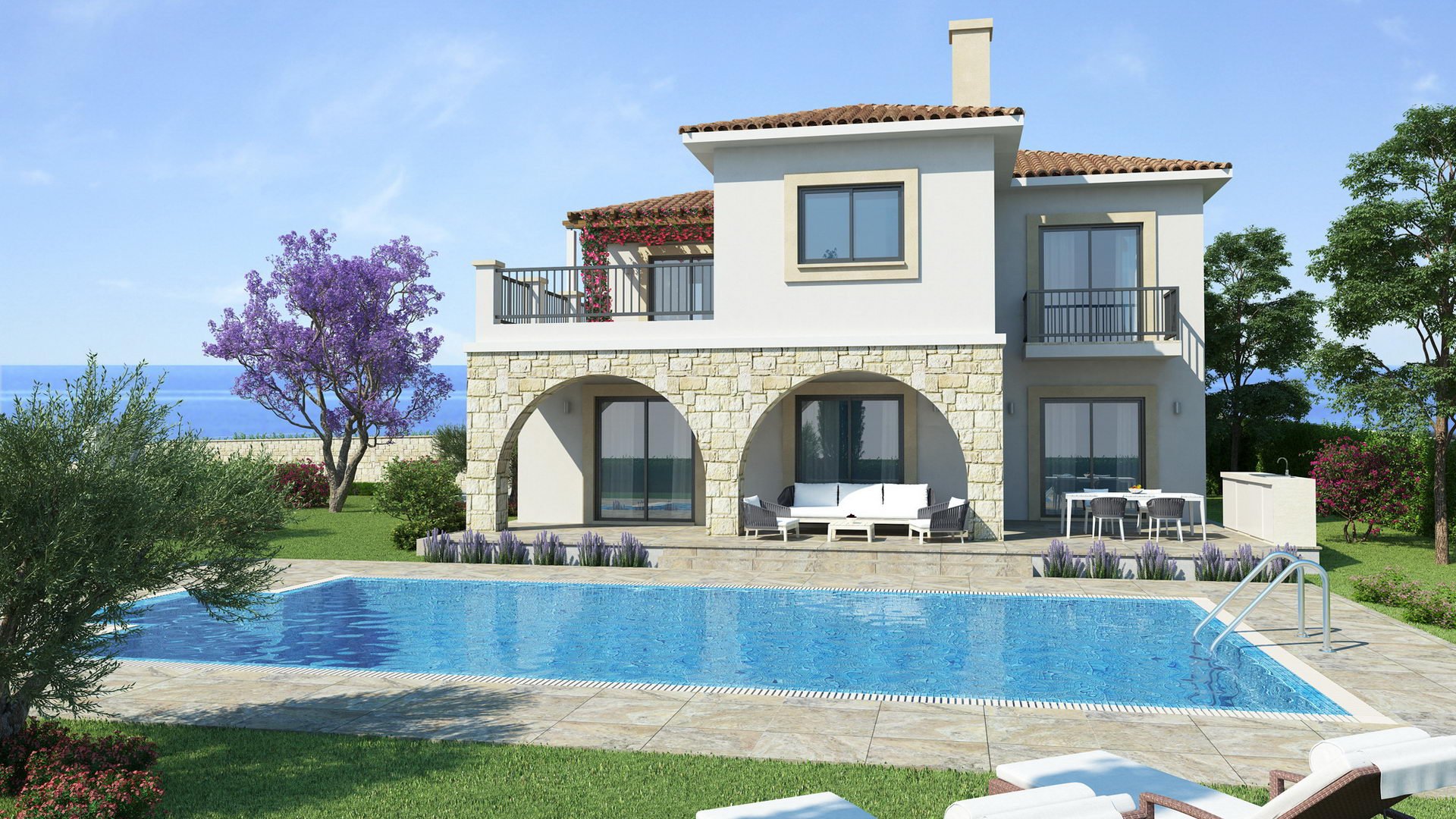 Peyia Coastal Villas à Pegeia, Paphos, Chypre No. 5374