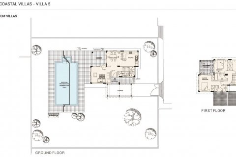 Villa plan d'étage «3BR-1», 3 chambres dans Peyia Coastal Villas
