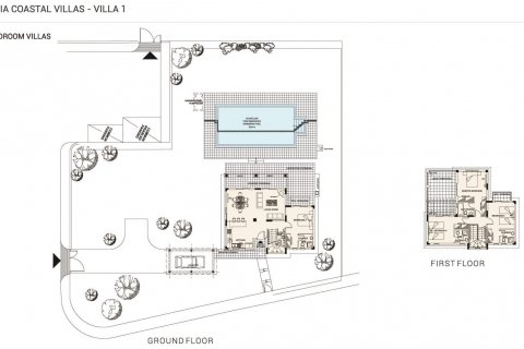 Villa plan d'étage «4BR-2», 4 chambres dans Peyia Coastal Villas