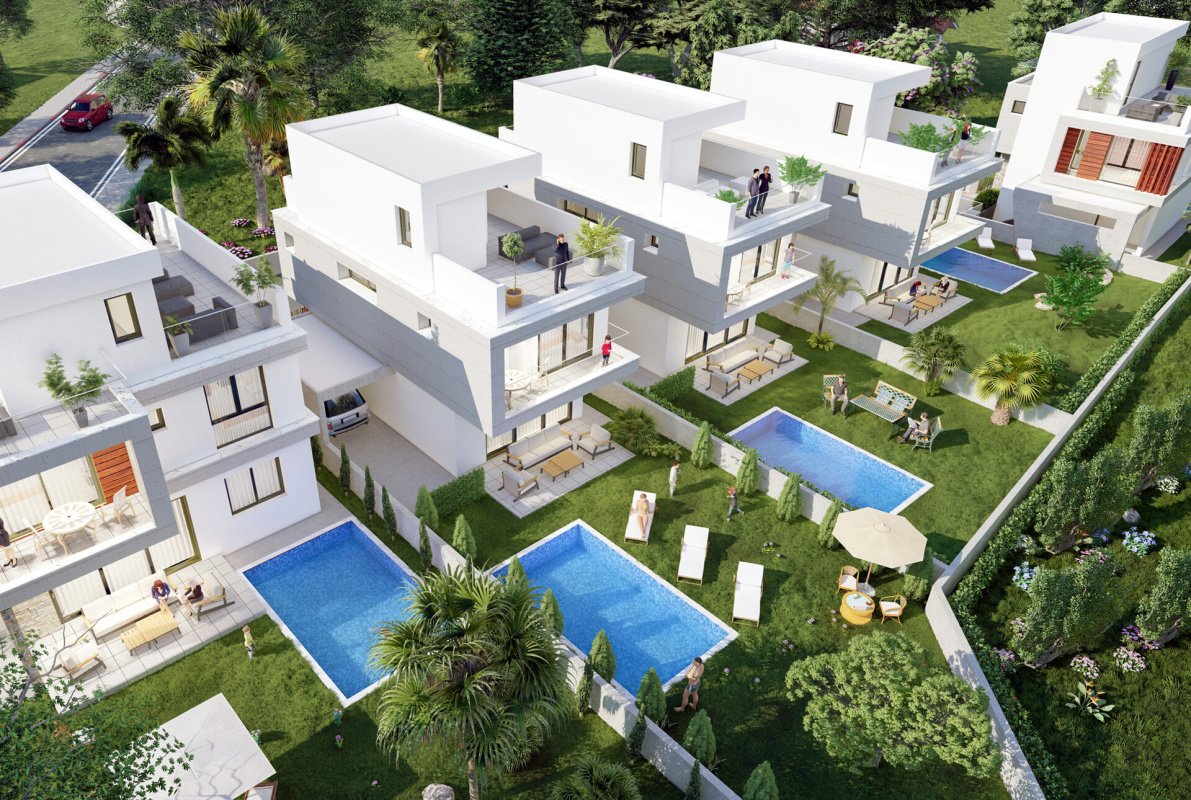 4 rooms Villa in Larnaca, Larnaka, Cyprus No. 38974
