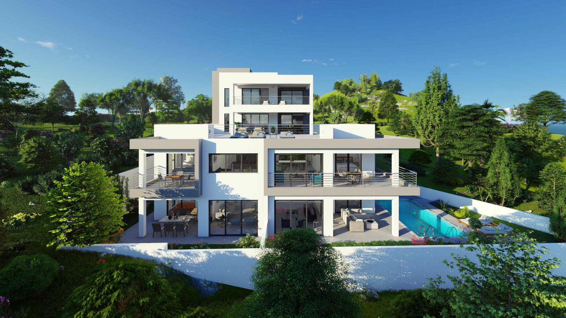 2 bedrooms Apartment in Mesa Chorio, Paphos, Cyprus No. 5415